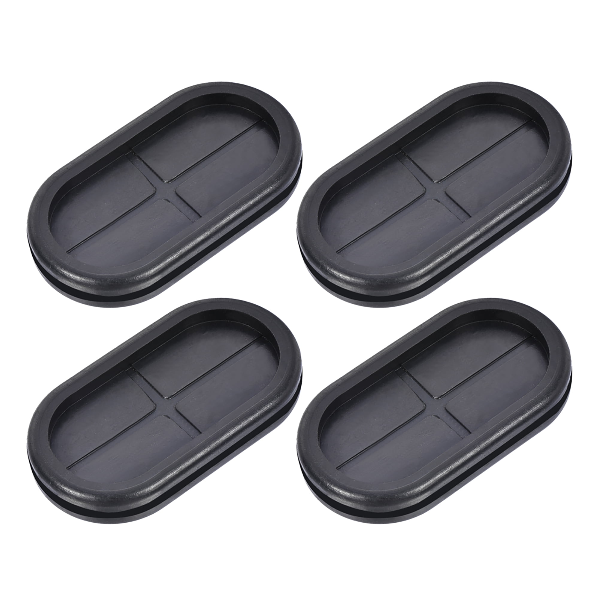 Wire Protector Oil Resistant Armature Oval Rubber Grommets 30x60mm Mounting Dia, 4Pcs Walmart