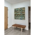 thumbnail image 4 of MARMONT HILL  - 'Multi Blue Dots' Painting Print on Natural Pine Wood - Multi-Color 40 x 40, 4 of 5