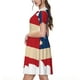 thumbnail image 2 of Balery American Flag Map Vestidos sueltos de manga corta para mujer, vestidos de verano 2025, vestidos casuales de corte A con vuelo., 2 of 6