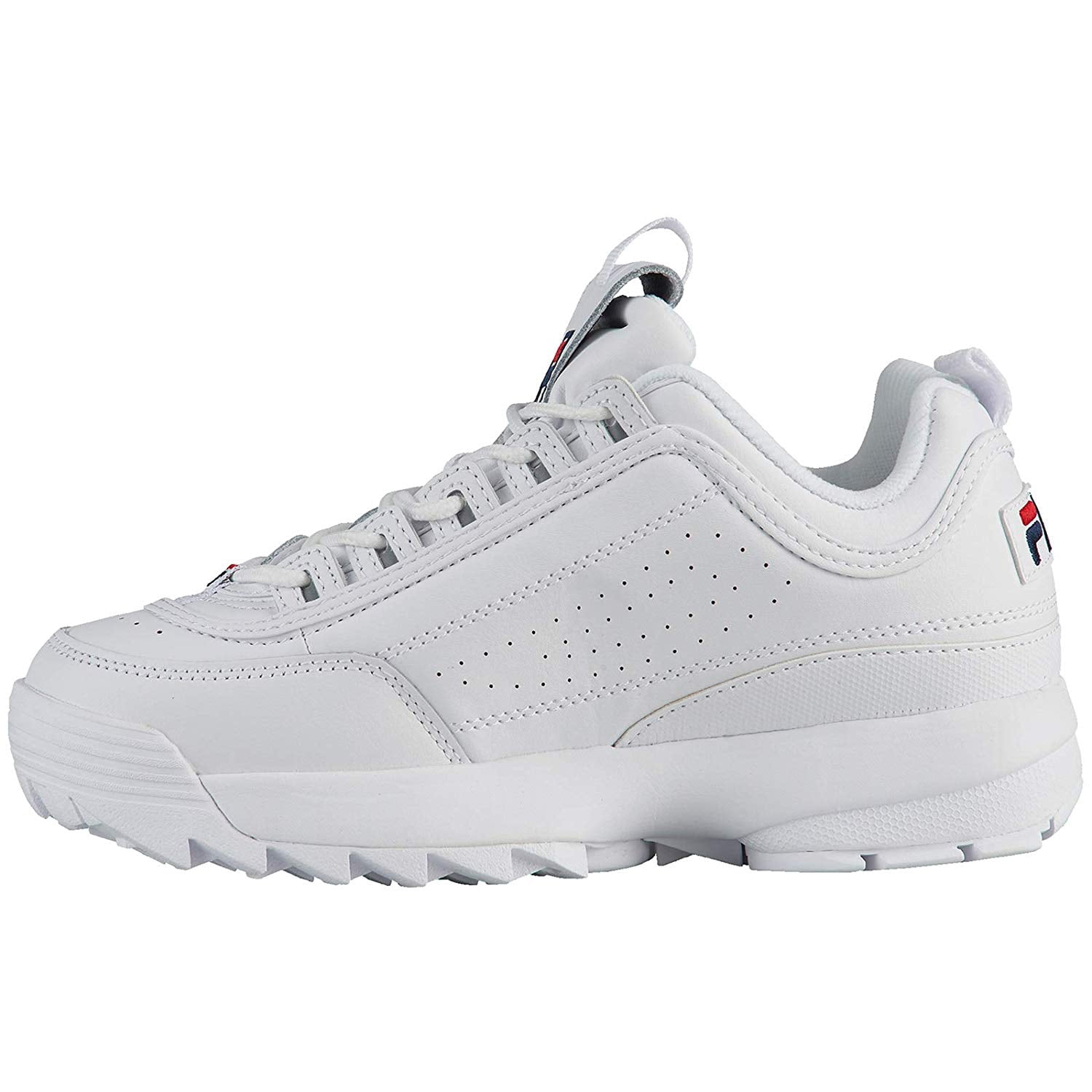 Fila Disruptor II Sneaker(Little Kid) WHT/PCT/RED