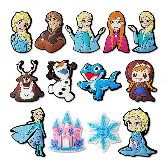 13Pcs Princess Charms for Shoes Decoration Charms Accessories for Adult