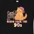 thumbnail image 4 of Inktastic Bring Back the 90s Cool Orange Cat Boys or Girls Baby T-Shirt, 4 of 5