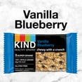 thumbnail image 4 of KIND Healthy Grains Gluten Free Vanilla Blueberry Snack Bars, 1.2 oz, 5 Count Box, 4 of 7