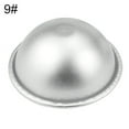 thumbnail image 2 of Conditiclusy Hemisphere 3D Aluminum Ball Sphere Cake Pan Sugarcraft Bakeware Decorating Mold, 2 of 7