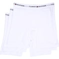 thumbnail image 1 of Calzoncillos tipo bóxer Tommy Hilfiger de algodón para hombre, paquete de 3 unidades, color blanco, 1 of 2