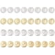 thumbnail image 1 of 1 caja de 32 piezas de 2 estilos de dijes de monedas de latón chapado en oro de 24 quilates, colgantes de disco redondo plano con cabeza de Eduardo VII y la Reina Victoria, 1 of 6