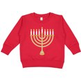 thumbnail image 2 of Inktastic Chanukah Hanukah Menorah Toddler Sweatshirt, 2 of 4