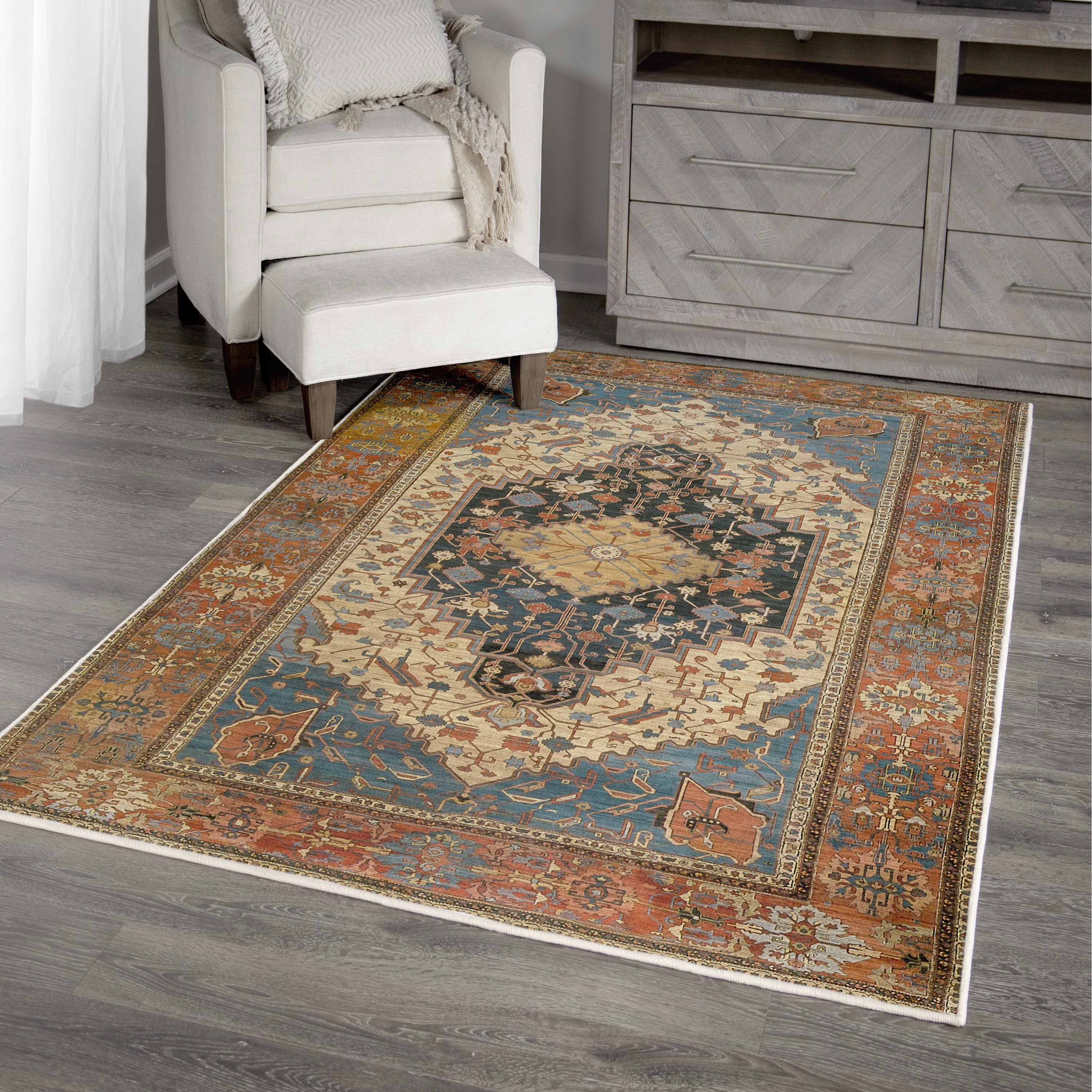 Orian Rugs Transitions Almeda Indoor/Outdoor Area Rug