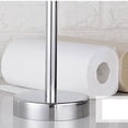 thumbnail image 3 of Multifunction Standing Paper Holder Stainless Steel Kitchen Tissue Holder Countertop Anti-Slip Simply Tear Roll Contemporary Paper Towel Holder Napkin Holder, 3 of 7