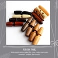 thumbnail image 6 of ifundom Olive Wooden Buttons Black Decorative Sewing Accessories 20Pcs, 6 of 6