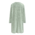 thumbnail image 4 of WILLBEST Fall Womens Tops Womens Winter Coat Loose Wool Jacket Long Sleeved with Pockets, 4 of 5