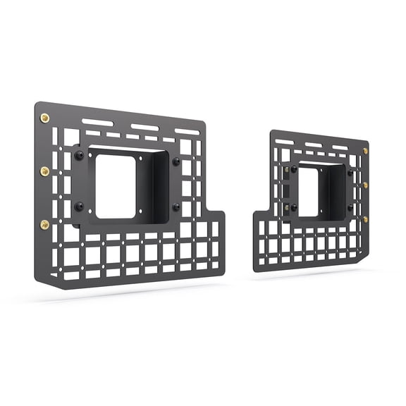 Side Bed Front Molle Panel For 2015-2026 Ford F-150,High-Quality Carbon Steel Truck Bed Side Molle Panel,5.5ft Truck Bed Panel Rear Cargo Storage Shelf