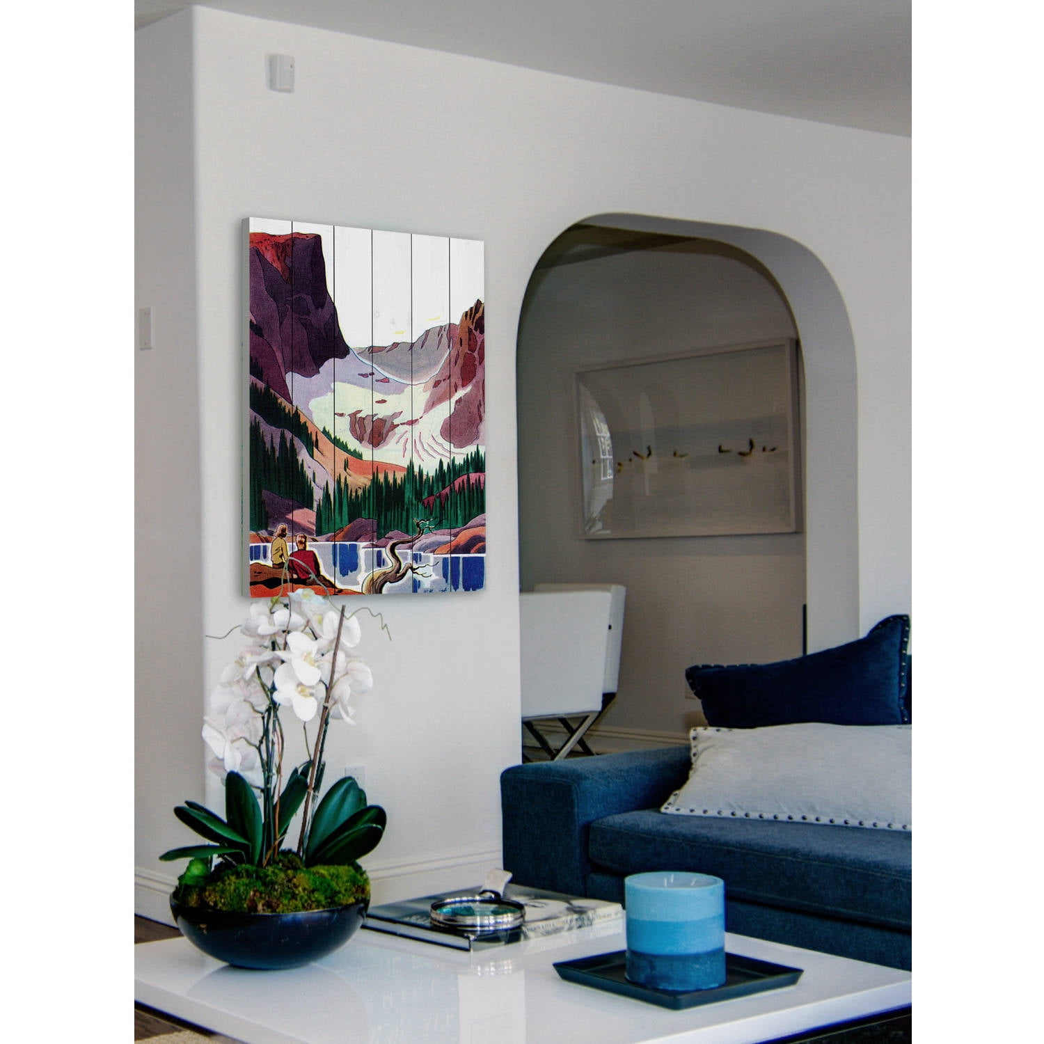 Marmont Hill "Colorado Calling" Painting Print on White Wood