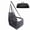 Black, variant on KALAKALA Portable Dog Car Seat - Waterproof, Foldable Booster Seat for Small to Medium Dogs Cats with Safety Leash, Printed