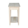 thumbnail image 4 of International Concepts Accents pour la Maison Non Fini Étroite Table d'Appoint à 1 Tiroir, 4 of 10