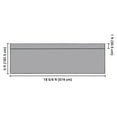 thumbnail image 6 of Yescom 6x19' RV Awning Sun Shade Screen Black Mesh UV Blocker RV Awning Shade for Camping Trailer Camper Patio Outdoor, 6 of 9