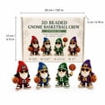 thumbnail image 2 of 3D Beaded Gnome Craft Kit, Premium bead art set, easy operation design for adults to enjoy handmade craft time gnome kit-J, 2 of 6