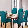 thumbnail image 3 of Dining Chair Covers Fit Stretch Chair Covers, 2 Pack Stretch Chair Covers for Dining Room, 3 of 7