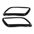 thumbnail image 2 of BOROCO 2 Pièces Couvercle de Tuyau D'échappement de Queue de Remplacement en Acier Inoxydable Noir pour Range Rover Velar 2018-2019, 2 of 5
