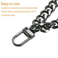 thumbnail image 5 of Uxcell Keychain Wristlet Strap, 8" Hand Wrist Lanyard Chain Holder for Bag, Black, 5 of 6