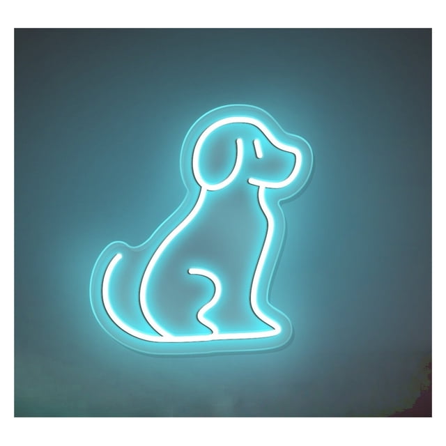 Letrero De Neón Con Forma Perro, Decoración Para El Hogar, Sala Juegos, Dormitorio, Bar, Estar, Fiesta Cumpleaños, Pared, 40cm