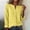 Yellow, variant on NominalSnugWomens Button down Shirts Casual Long Sleeve Top V Neck Collared Dressy Blouses Loose Tunic Tops
