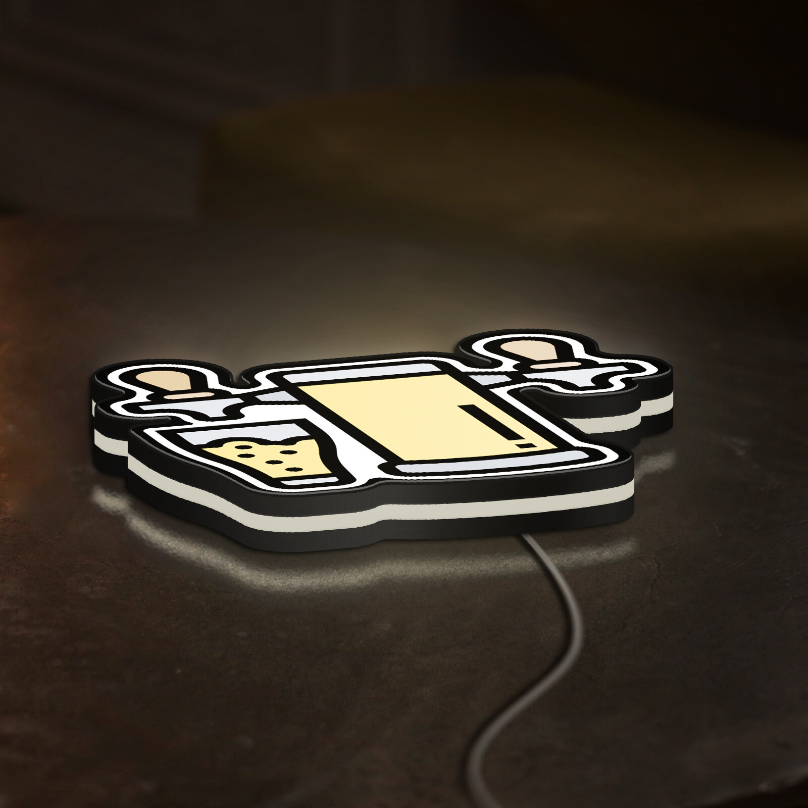 Beer Tap 3D Novelty Light Box, Bar and Beverage Lamp Decor with Faucet Design, Ideal for Party, Restaurant, and Pub Enthusiasts (Width 20 inch, 50cm)