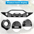 thumbnail image 3 of Front Bumper For 2018-2023 Jeep Wrangler JL & JL Unlimited w/D-Ring Shackles, 3 of 9
