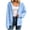 Sky Blue_EJ10, variant on Resicozy Women's Sweatshirt with Hood Oversized Zip Up Hoodie Long Sleeve Sweatshirt with Pockets Lightweight Summer Jacket Gray M