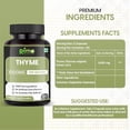 thumbnail image 2 of Rimo Nutrition Thyme Herbal Supplement Vegetarian Capsules 1000mg per Serving 120 Count, 2 of 5