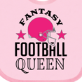 thumbnail image 4 of Inktastic Fantasy Football Queen Sports Gift Girls Baby Bib, 4 of 4