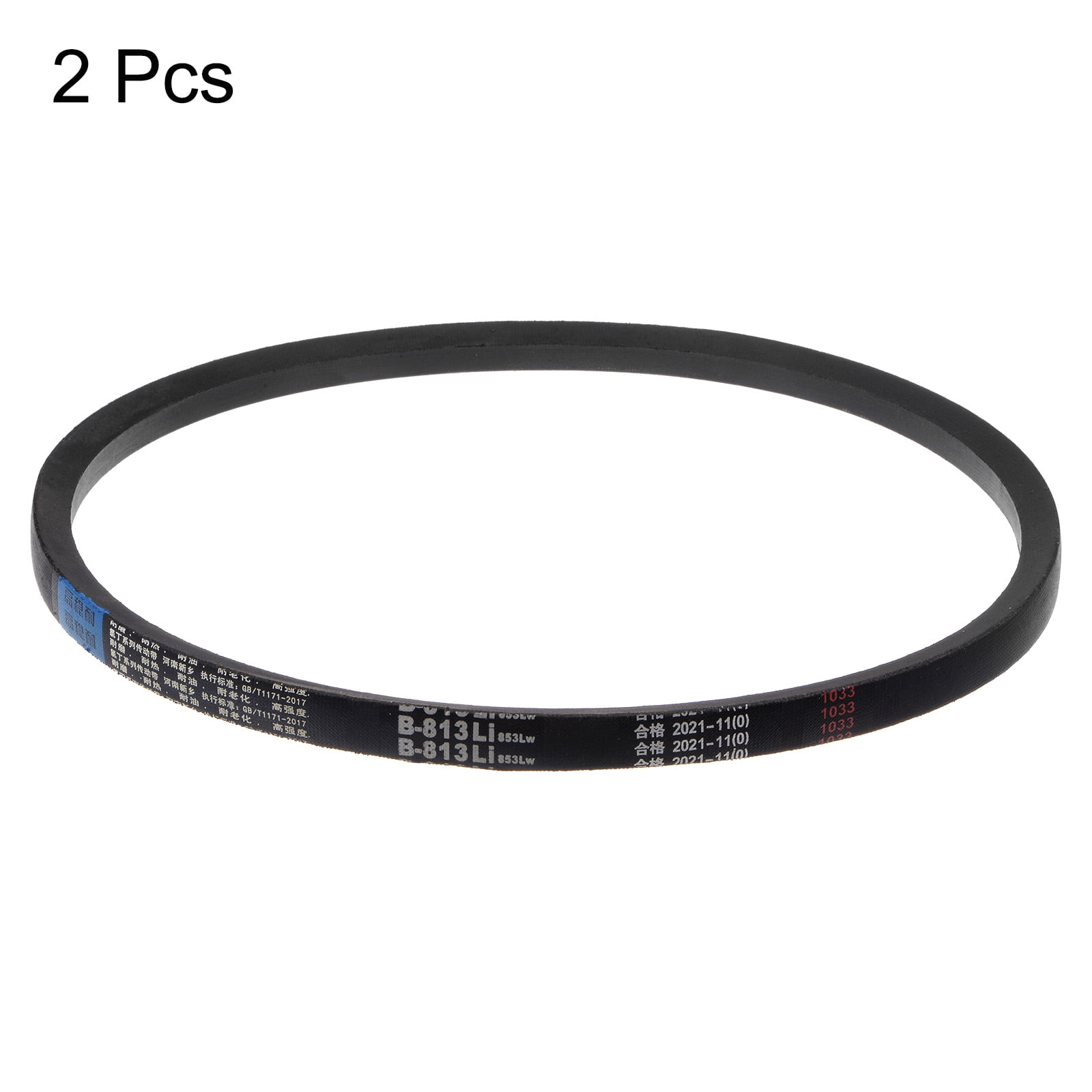 Uxcell B813 V Belts Drive Belt 813mm Inner Girth Rubber for Power