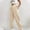 Khaki, variant on Winter Savings! Titcea Sweatpants Women Elastic Waisted Foot Binding Solid Color Fleece Joggers with Pockets Baggy Casual Sweatpants