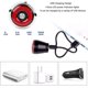 thumbnail image 5 of Luz trasera de bicicleta CHAO LED resistente al agua con carga USB, 5 of 5
