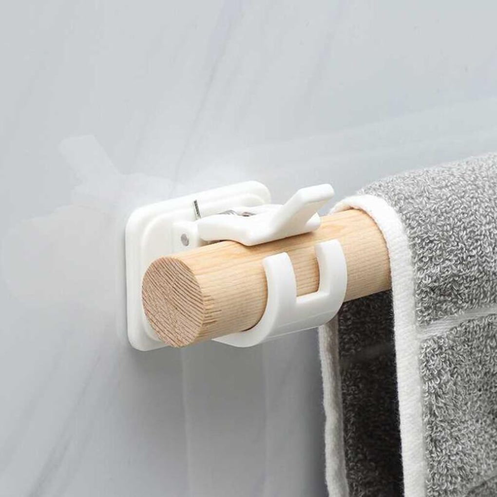adhesive curtain rod holders
