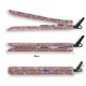 thumbnail image 5 of Plancha de pelo de cerámica turmalina, calentamiento rápido, doble uso, tamaño viaje, color rosa., 5 of 5