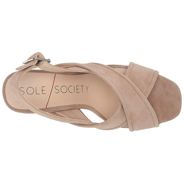 SOLE SOCIETY Joree Dusted Taupe Suede