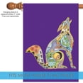 thumbnail image 3 of Toland Home Garden Animal Spirits- Howling Wolf Indigenous Howling Wolf Flag Double Sided 28x40 Inch, 3 of 5