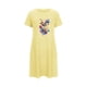 thumbnail image 5 of Camisón corto de talla grande para mujer, camisón de manga corta con estampado de pecho a la moda, camisón para mujer, 5 of 7