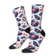 thumbnail image 1 of Balery record rock music Skull Calcetas Largas con Estampado para Hombre y Mujer – Suaves y Transpirables, Talla Única (US 5-11), 1 of 6