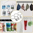 thumbnail image 7 of 44 Pack Curtain Rings with Clips, Black Curtain Hooks Hangers, Rustproof Metal Drapery Rings for Hanging Drapes Bows Tension Rod, 1" Interior Diameter, Fits up to 5/8 in Curtain Rod, 7 of 7