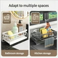 thumbnail image 4 of Quick Drains Kitchen Sink Organizers Carbon Steel Dish Rack Countertop, 4 of 7