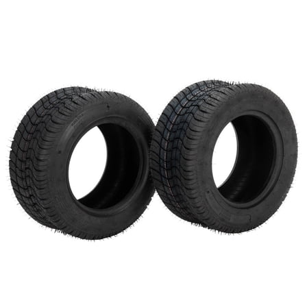 Ktaxon 205/50-10 Tubeless Golf Cart Tires, 4PR Replacement Tires for 10 Inch Golf Carts, 2 Pack