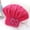Hot Pink, variant on Ultra Soft Microfiber Hair Drying Towel Wrap for Women Super Absorbent Quick Dry Turban with Button Loop Anti-Frizz Shower Cap 1 Pack