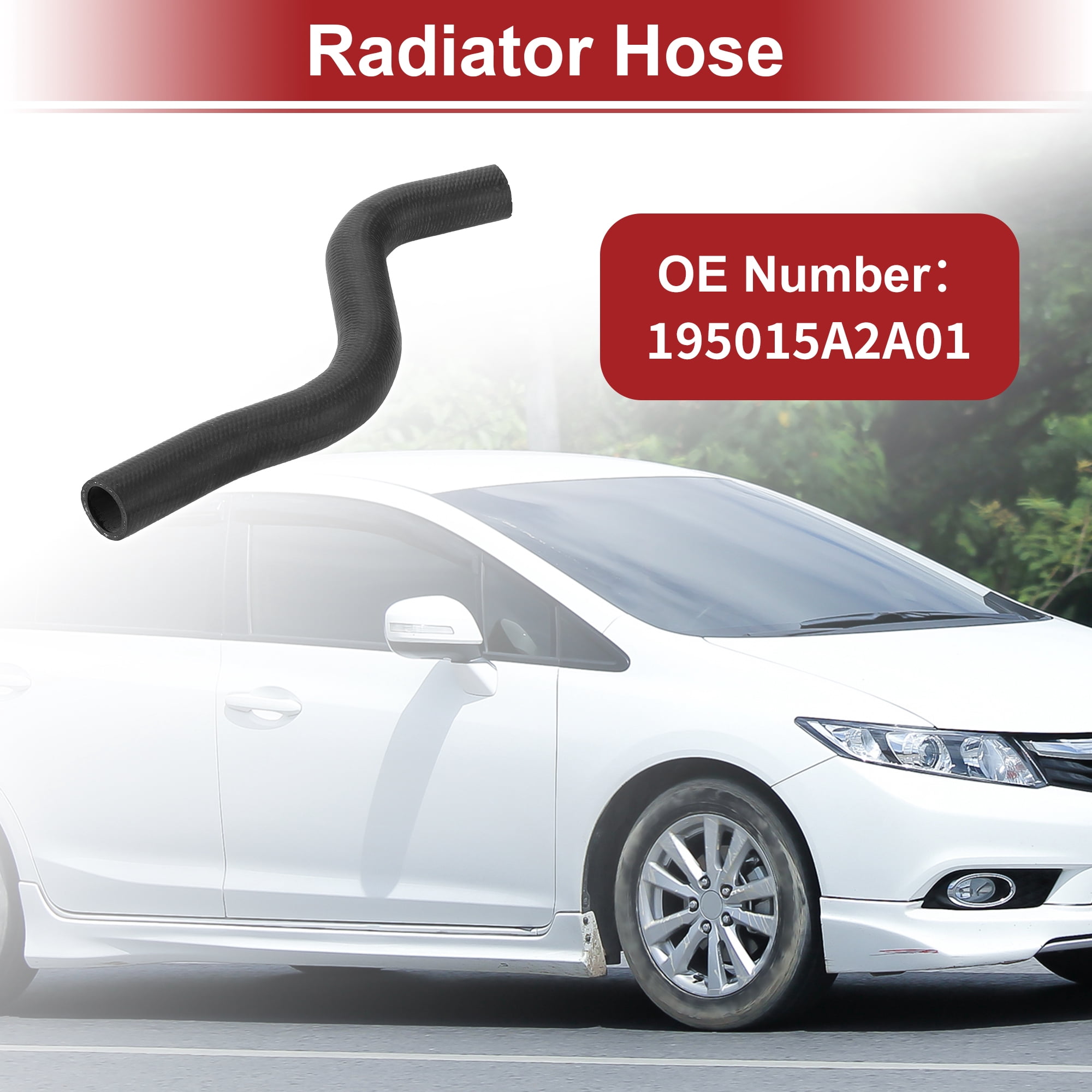 Unique Bargains Radiator Hose Coolant Water Hose For Honda Accord 2013-2017 No.195015A2A01