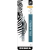 Zebra G-Series Ballpoint Stainless Steel Pen Refill, Fine Point, 0.7mm, Black Ink, 2-Count