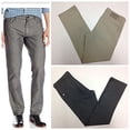 thumbnail image 2 of Calvin Klein Jeans Men's Herringbone 5 Pocket Slim Straight Pant (36W x 30L, Black), 2 of 4