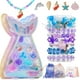 thumbnail image 1 of Kit de manualidades Danvren para hacer joyas con forma de sirena con más de 200 cuentas, 1 of 6