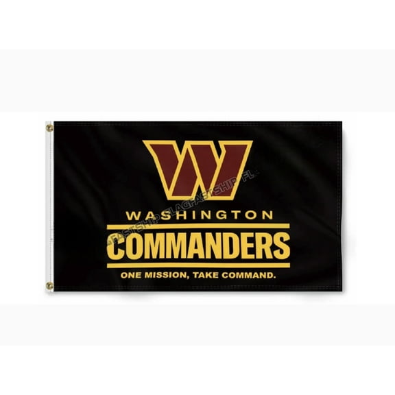 Washington Pro Football Team Flag 3 x 5 Tailgate Flag Mancave Football Banner