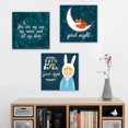 thumbnail image 2 of unids/set dulce noche lienzo impresión imagen pared arte pintura dormitorio decoración de la habitación de los niños, 2 of 7